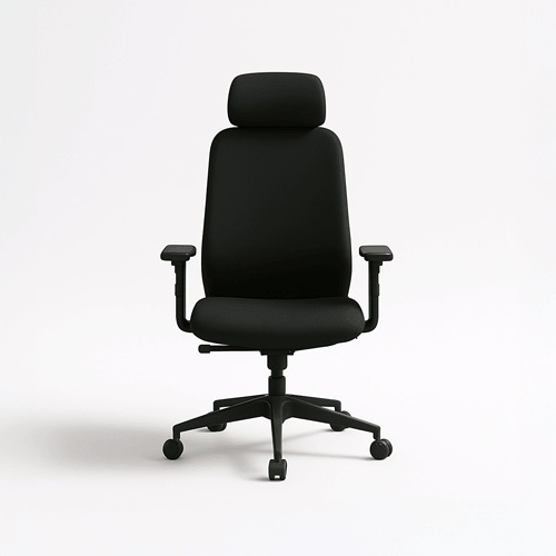 [FURN_0269] Kontorstol sort